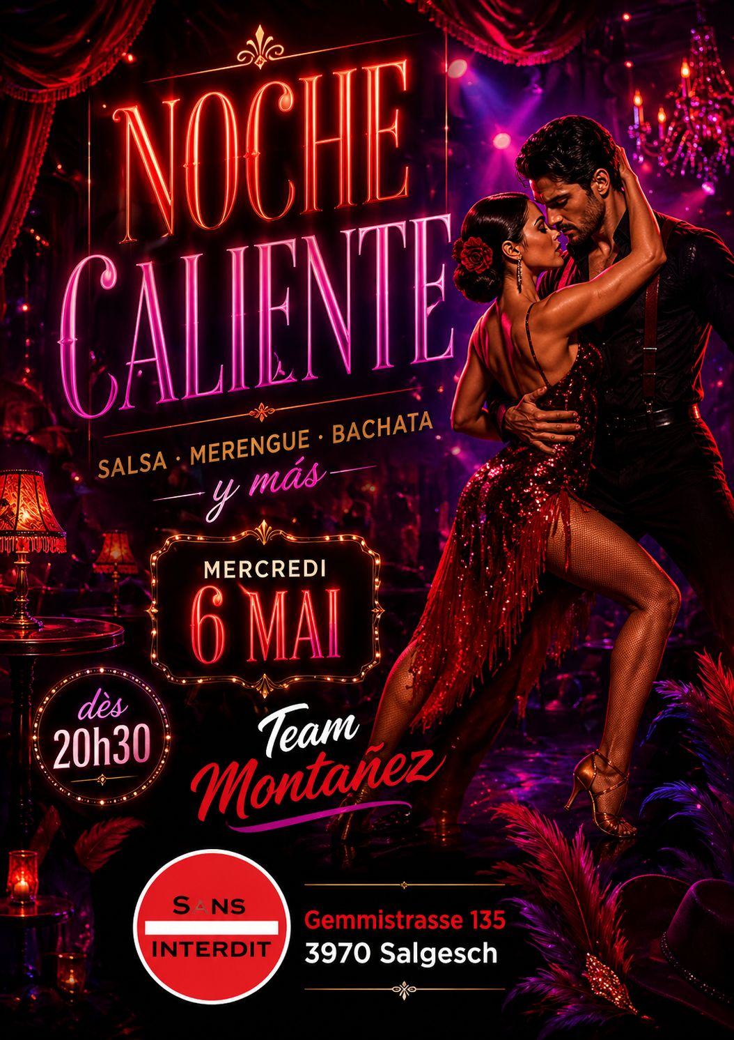 ⛔️ Noche Caliente- Mercredi 6 Mai⛔️ Bar Sans Interidit à Salgesh
