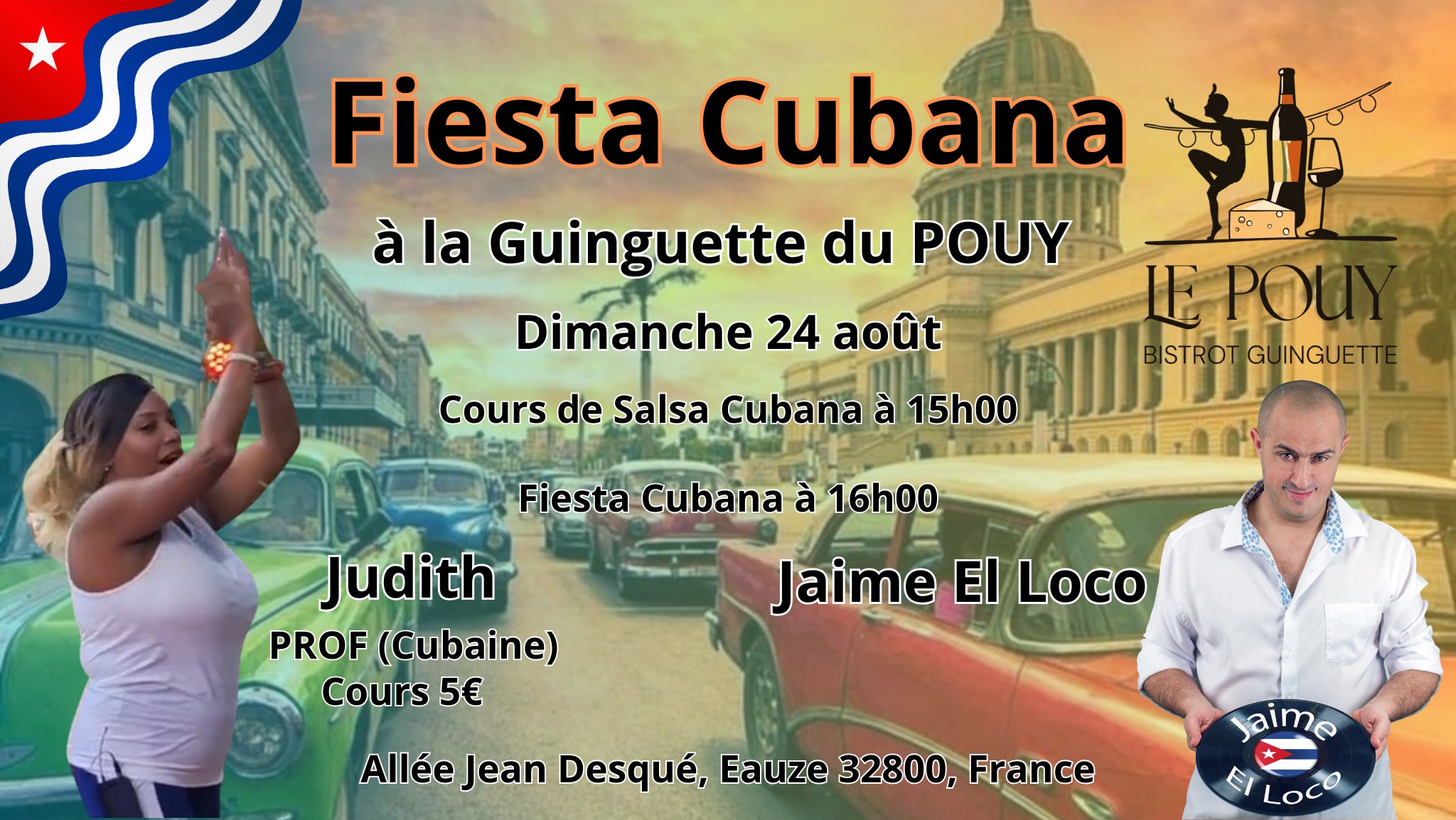 Fiesta Cubana Guinguette du Pouy