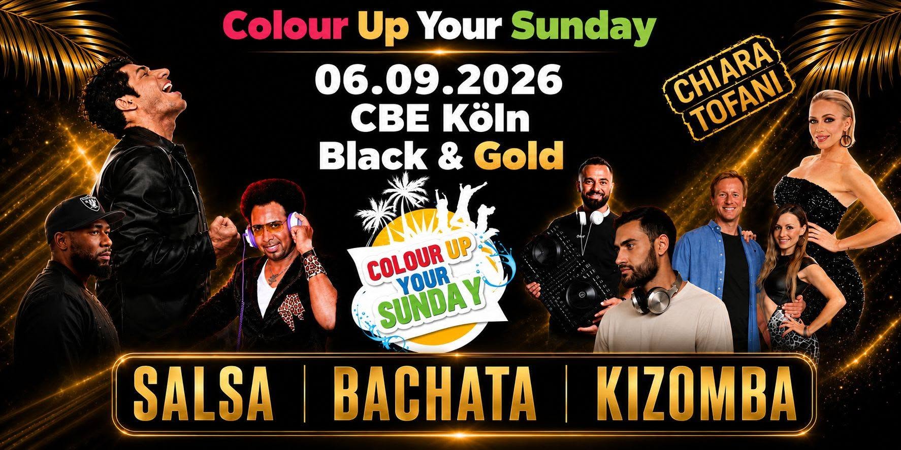 Colour Up Your Sunday - Black & Gold - Chiara Tofani Edition