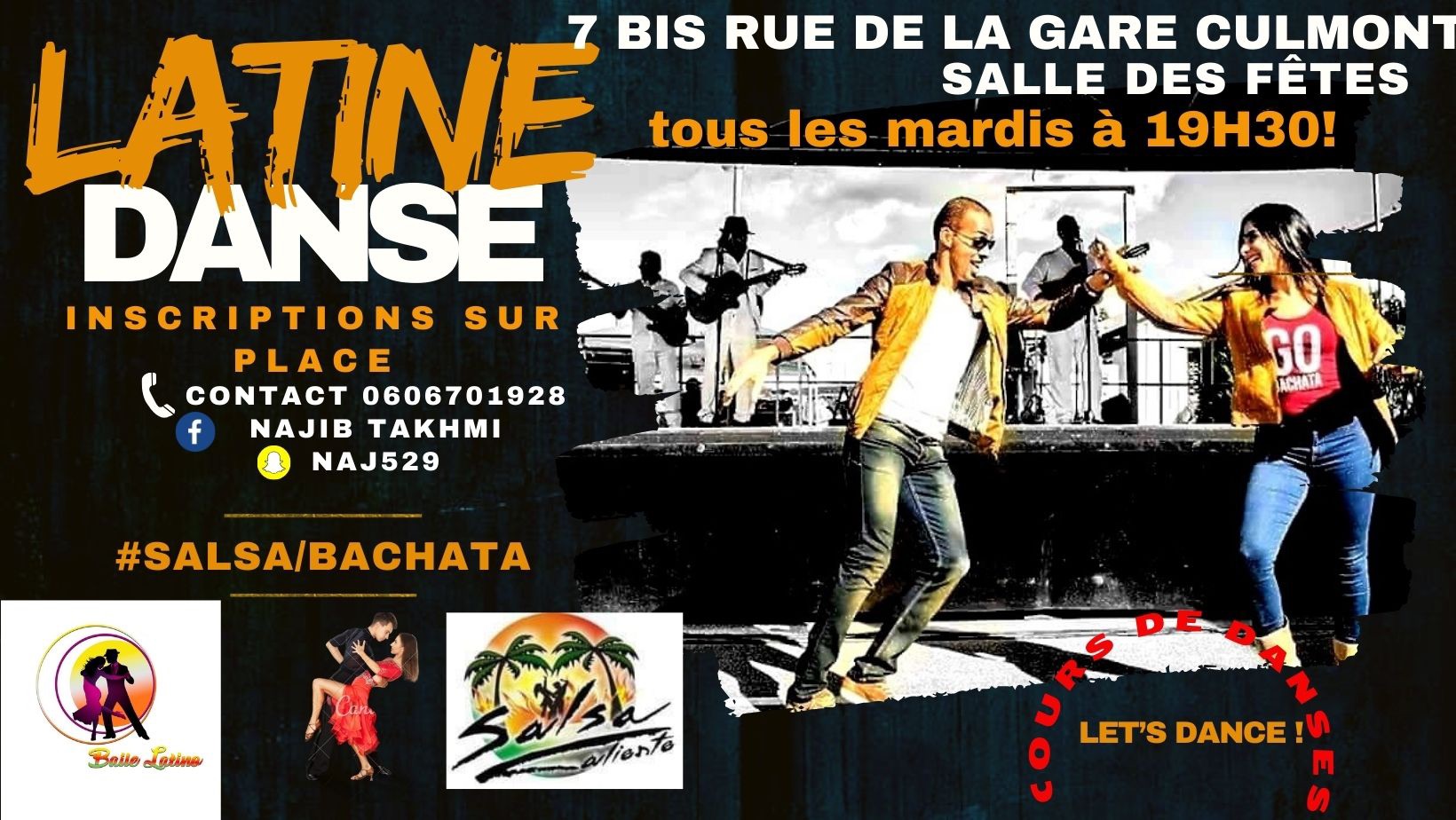 Cours de salsa bachata à Culmont chalindrey