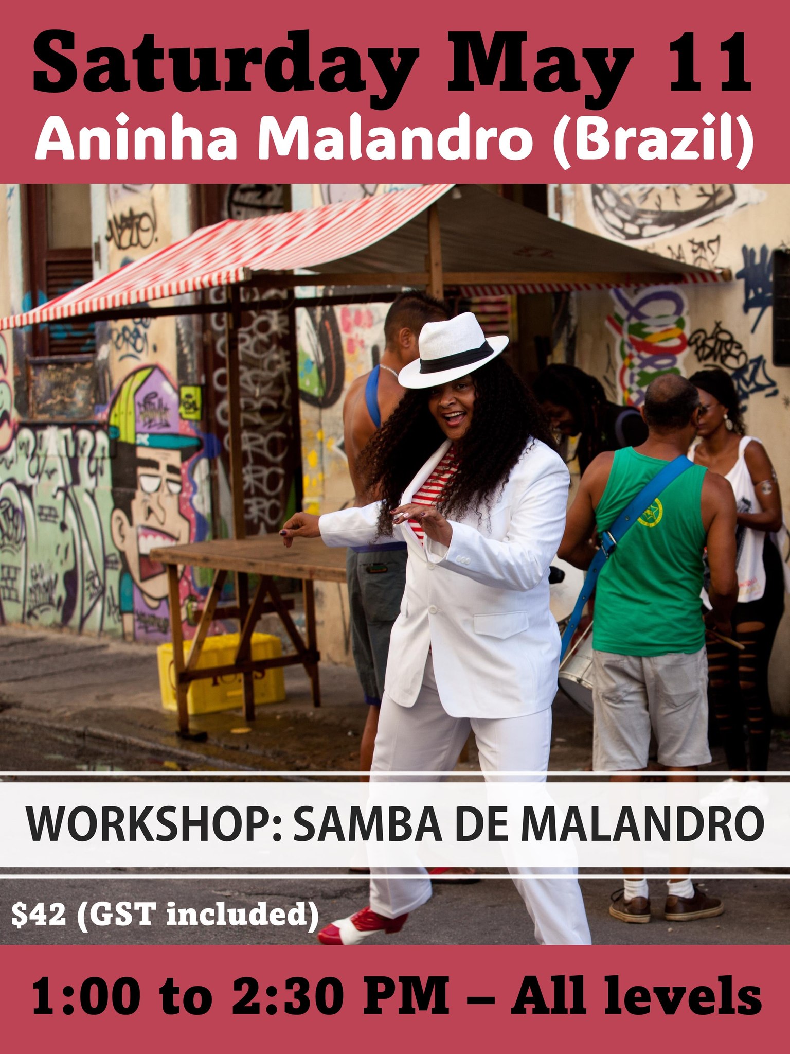 Workshop with Aninha Malandro: Samba de Malandro