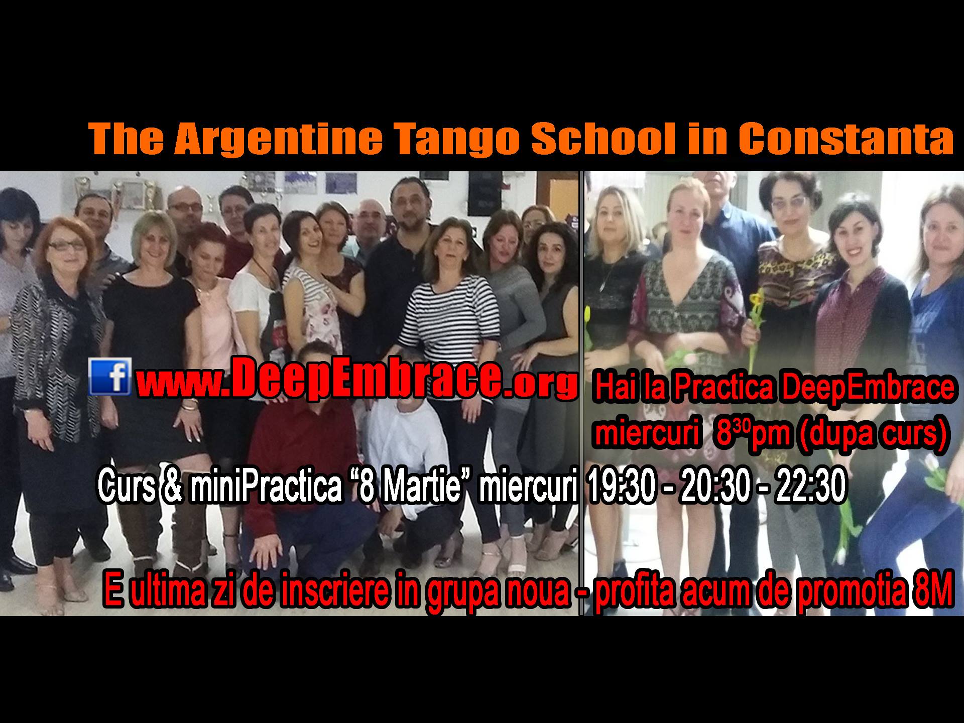 Curs & Practica 8 Martie, 19:30 - 20:30 - 22:30