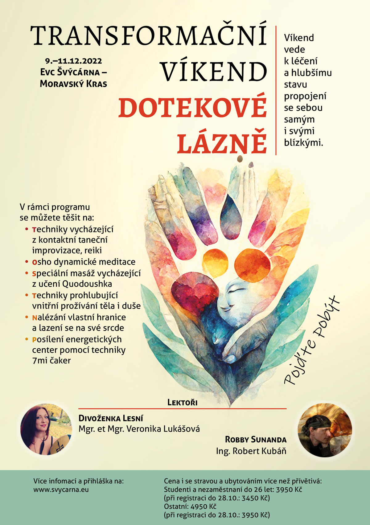 Dotekové lázně - prožitkový workshop