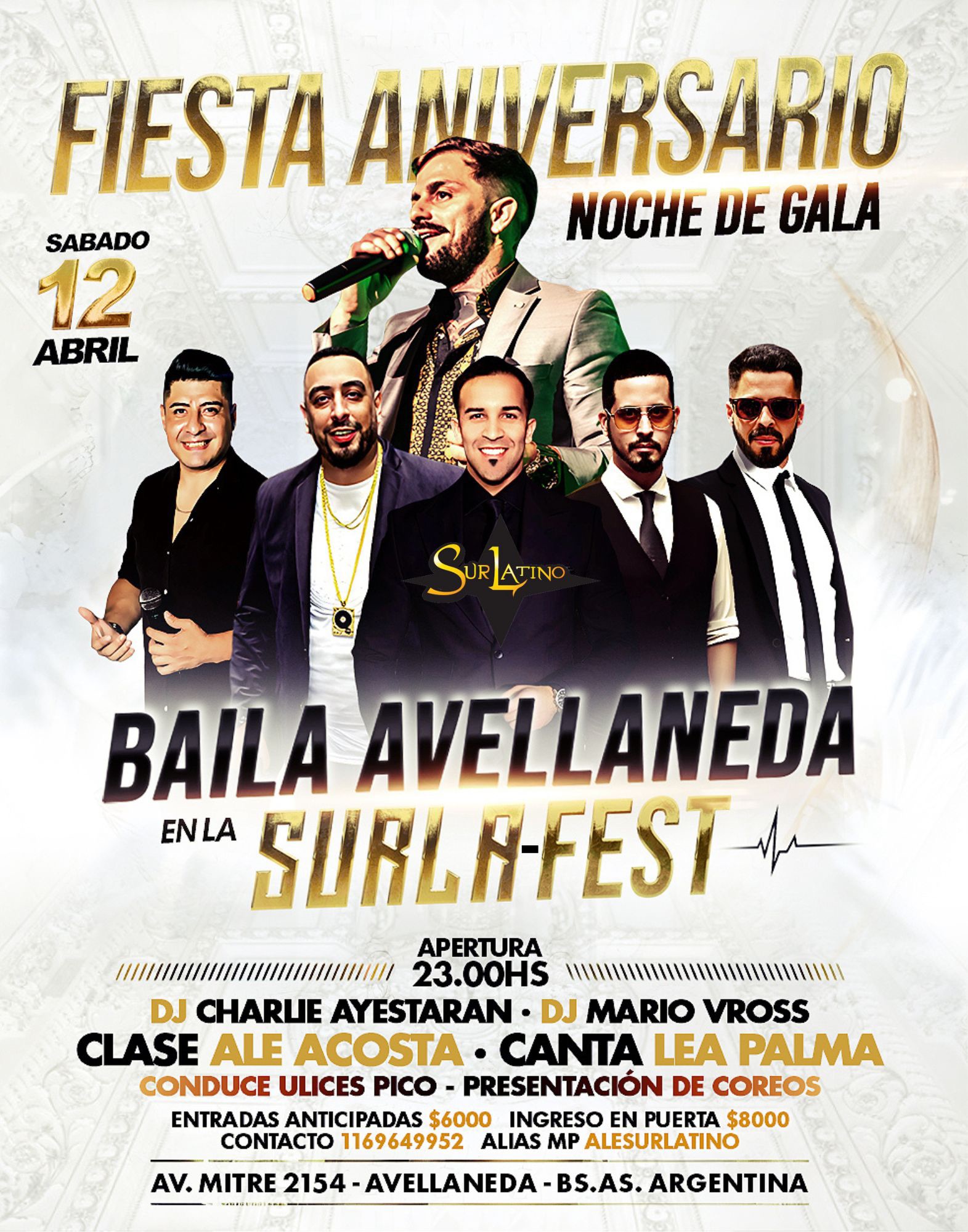 SURLA FEST + BAILA AVELLANEDA ANIVERSARIO
