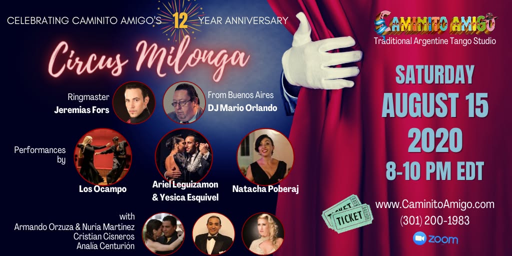 Circus Milonga 12 Year Anniversary