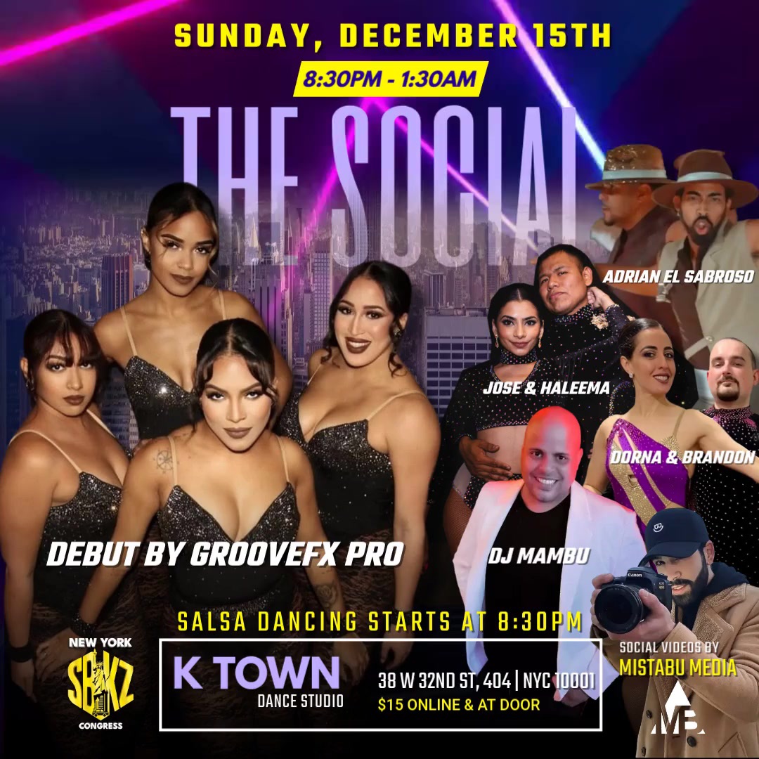The Social by New York SBKZ Congress at KTown Sunday, Dec 15th