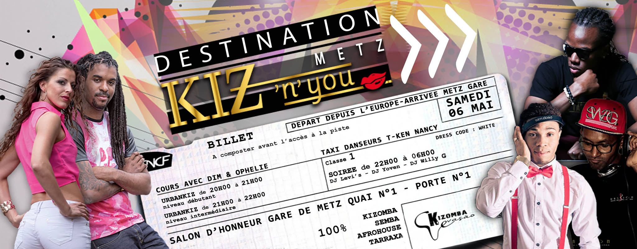 Destination Kiz 'N' You Metz Gare