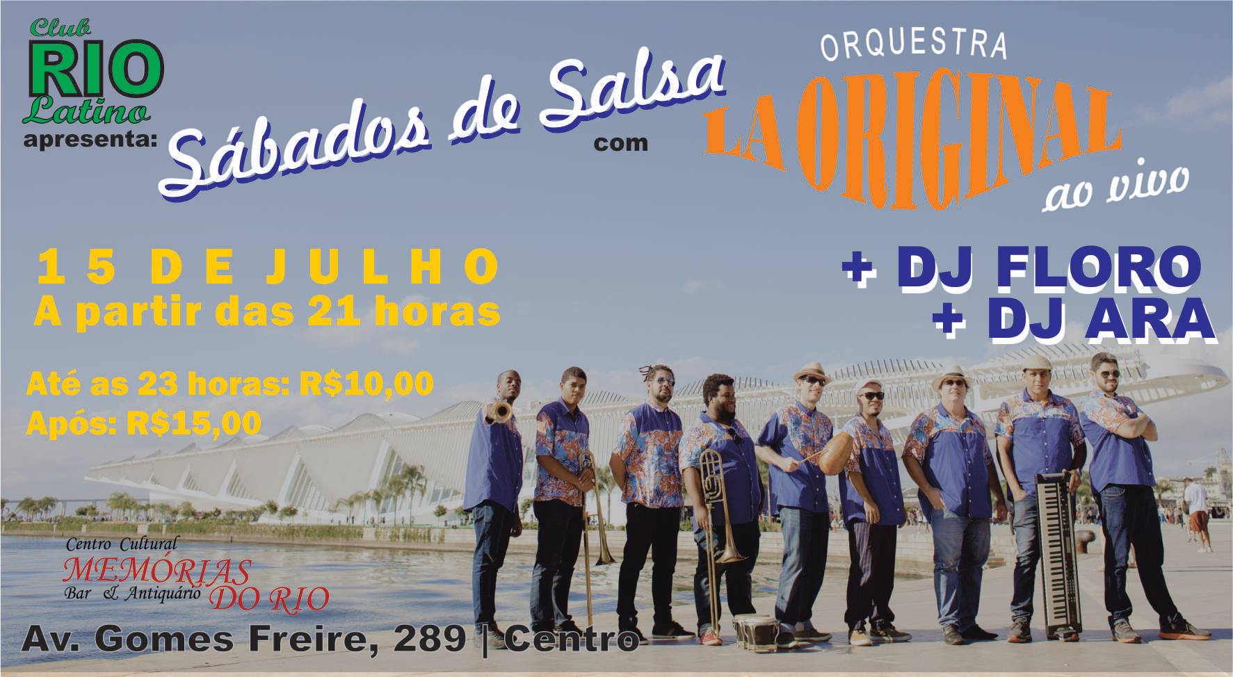 Sábados de Salsa com Orquestra La Original