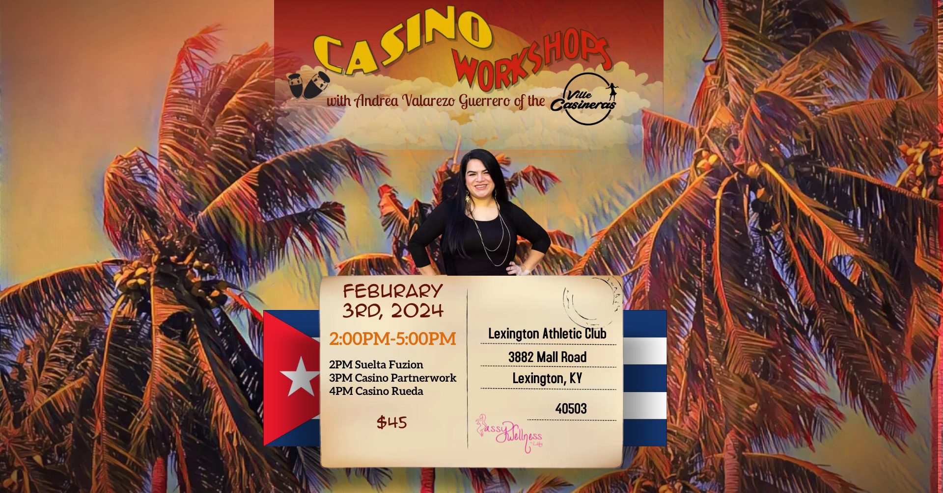 Casino Workshops with Andrea Valarezo Guerrero