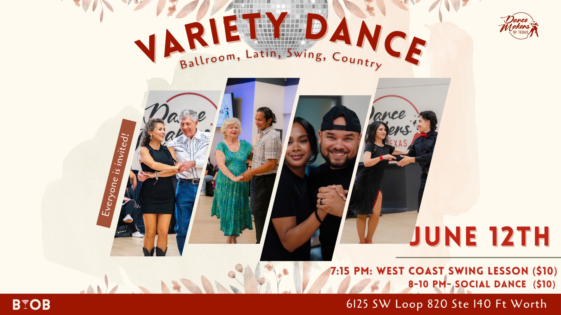 Variety Dance Party - June 12th (West Coast Swing)