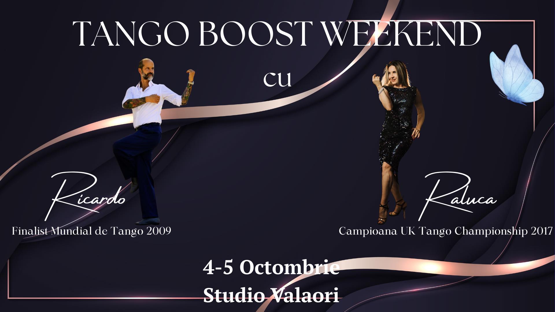 Tango boost weekend cu Raluca si Ricardo in Bucuresti!