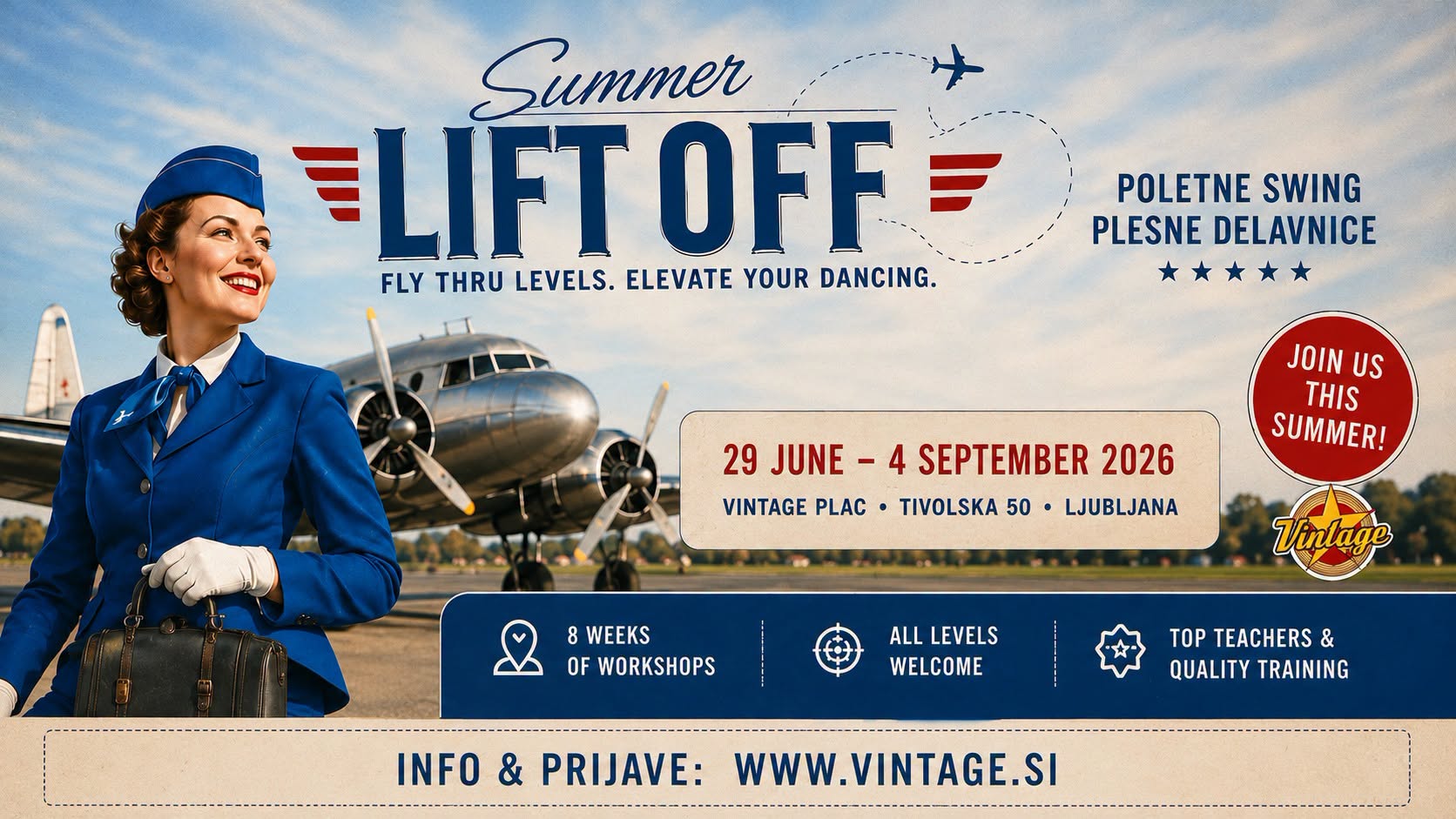 LIFT OFF - poletne swing delavnice