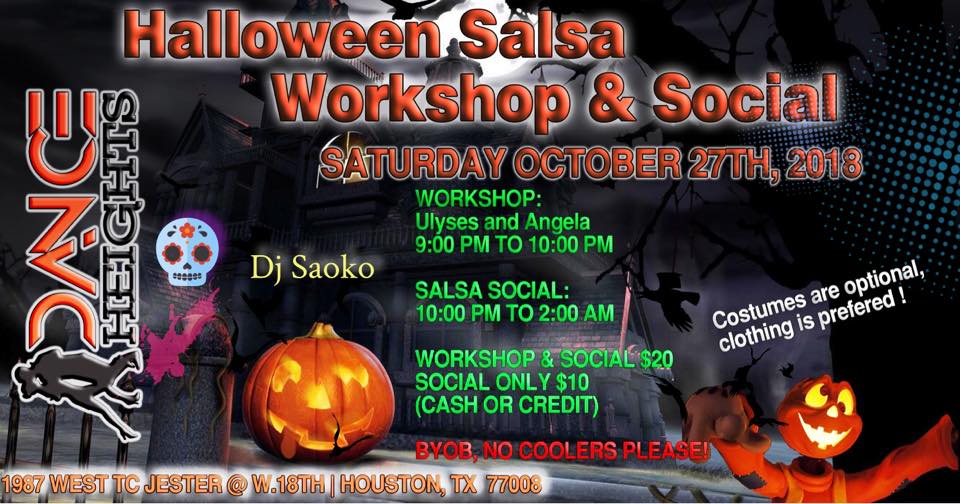 π Halloween Salsa Workshop & social