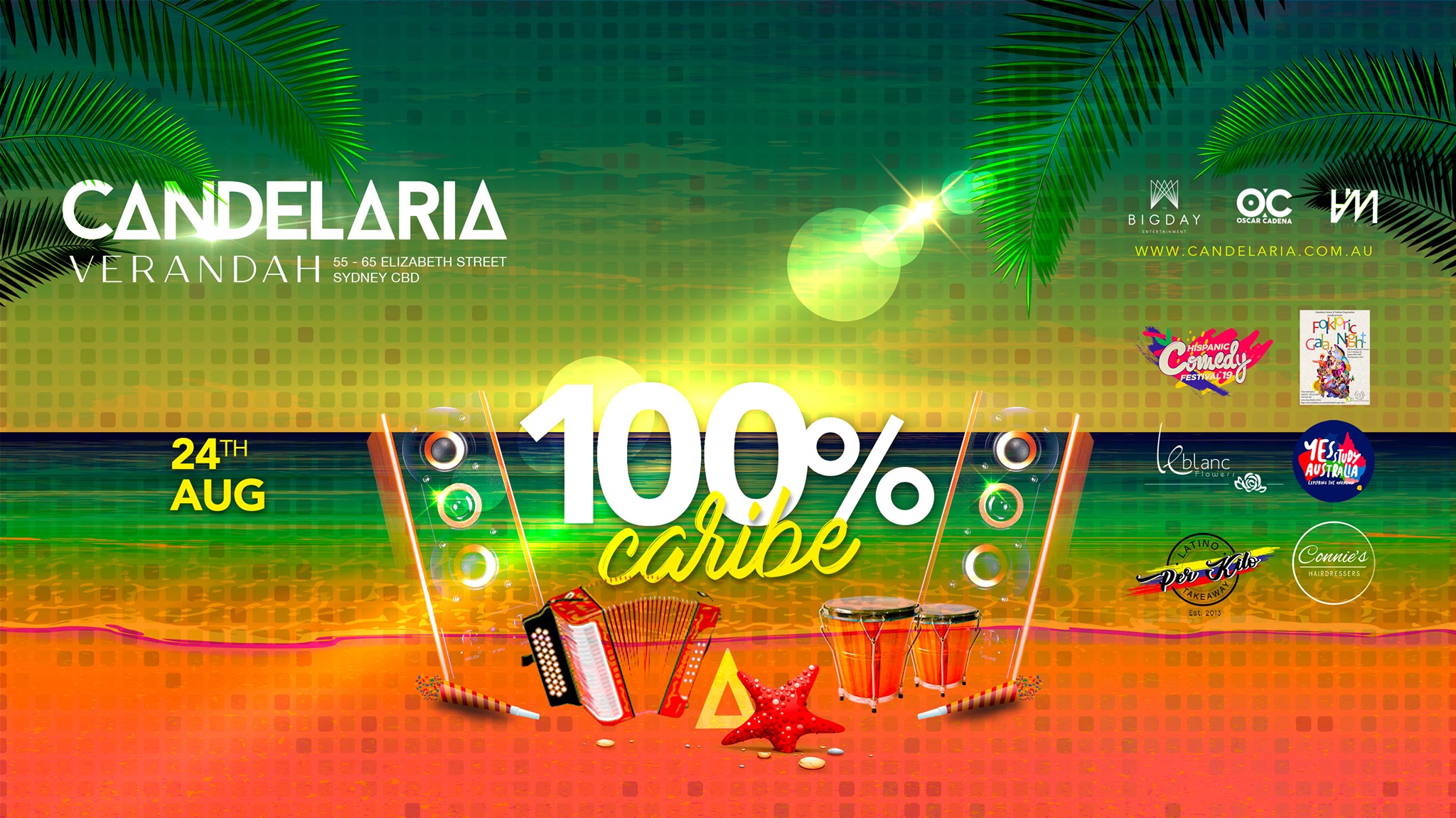 100% caribe Candelaria