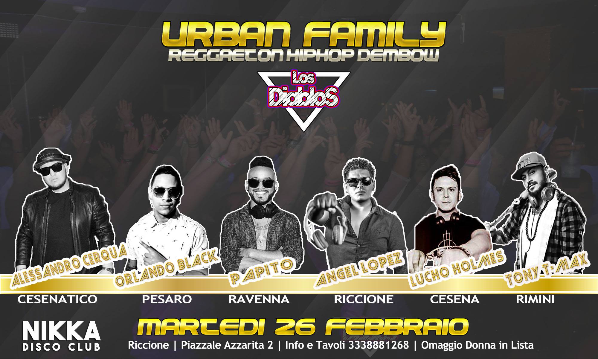 Super Martedi ★ Urban Family ★ Nikka Riccione 26.02.2019