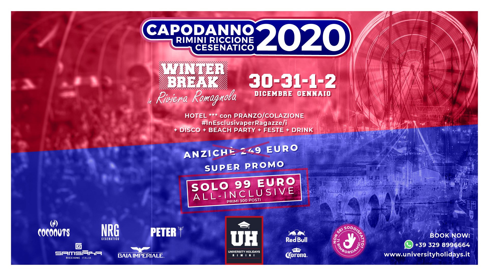 Capodanno in Riviera - Winter Break SOLO 99 EURO - All Inclusive
