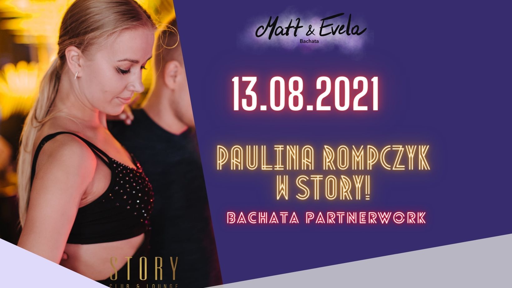Paulina Rompczyk w Story! Bachata Partnerwork