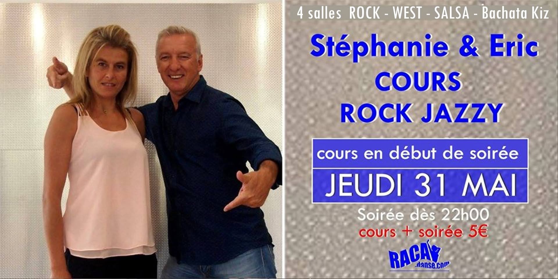 COURS 100% ROCK Jazzy avec Soirée 4 salles