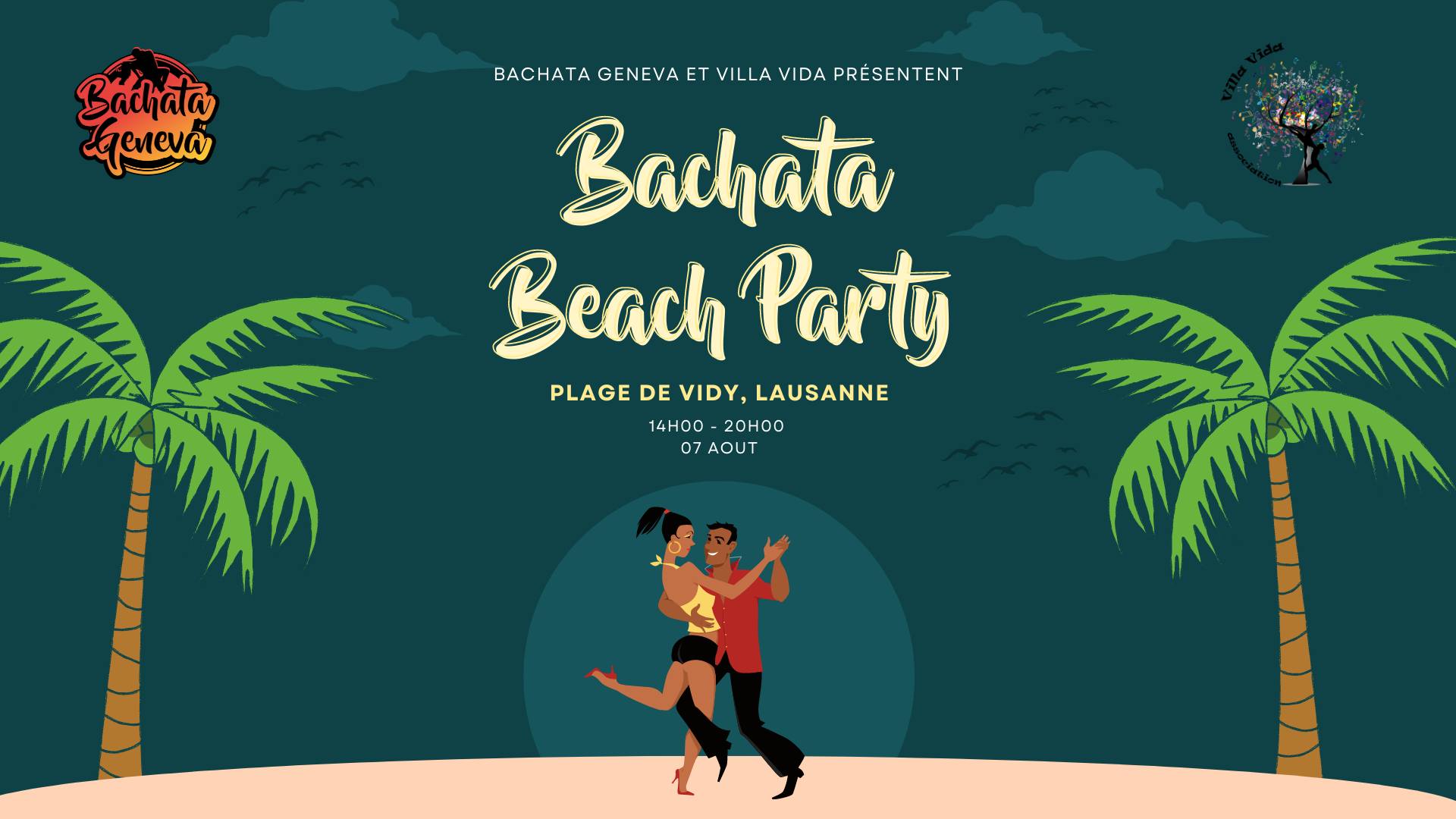 Bachata Beach Party - Plage de Vidy