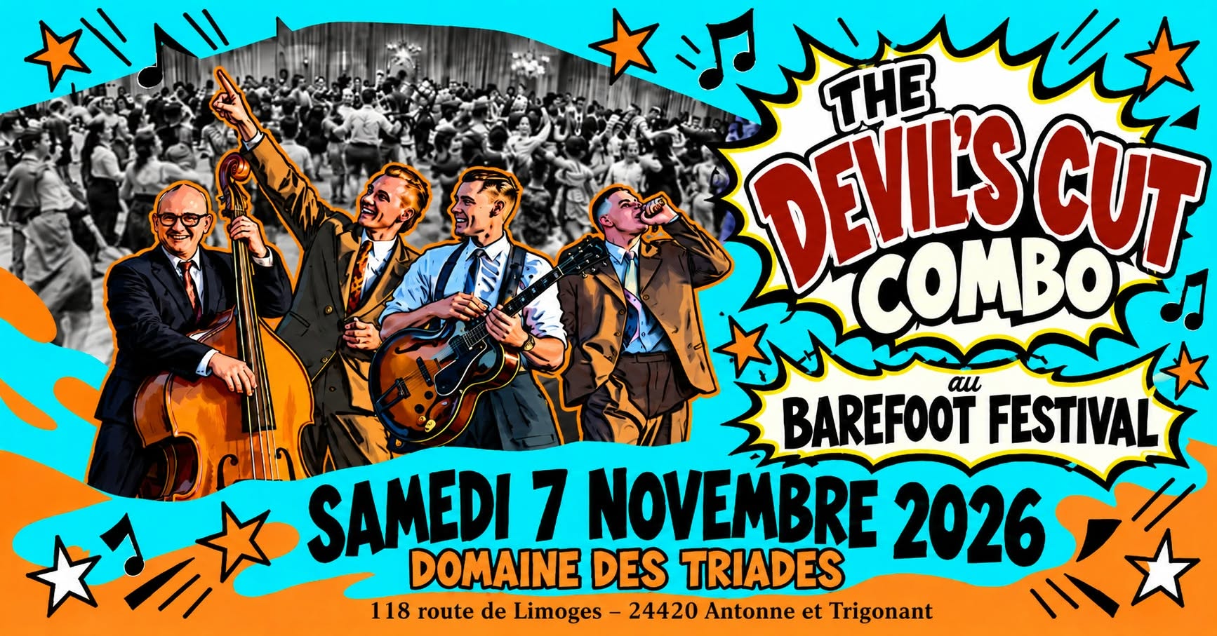 Soirée dansante avec The Devil's Cut Combo (Uk)