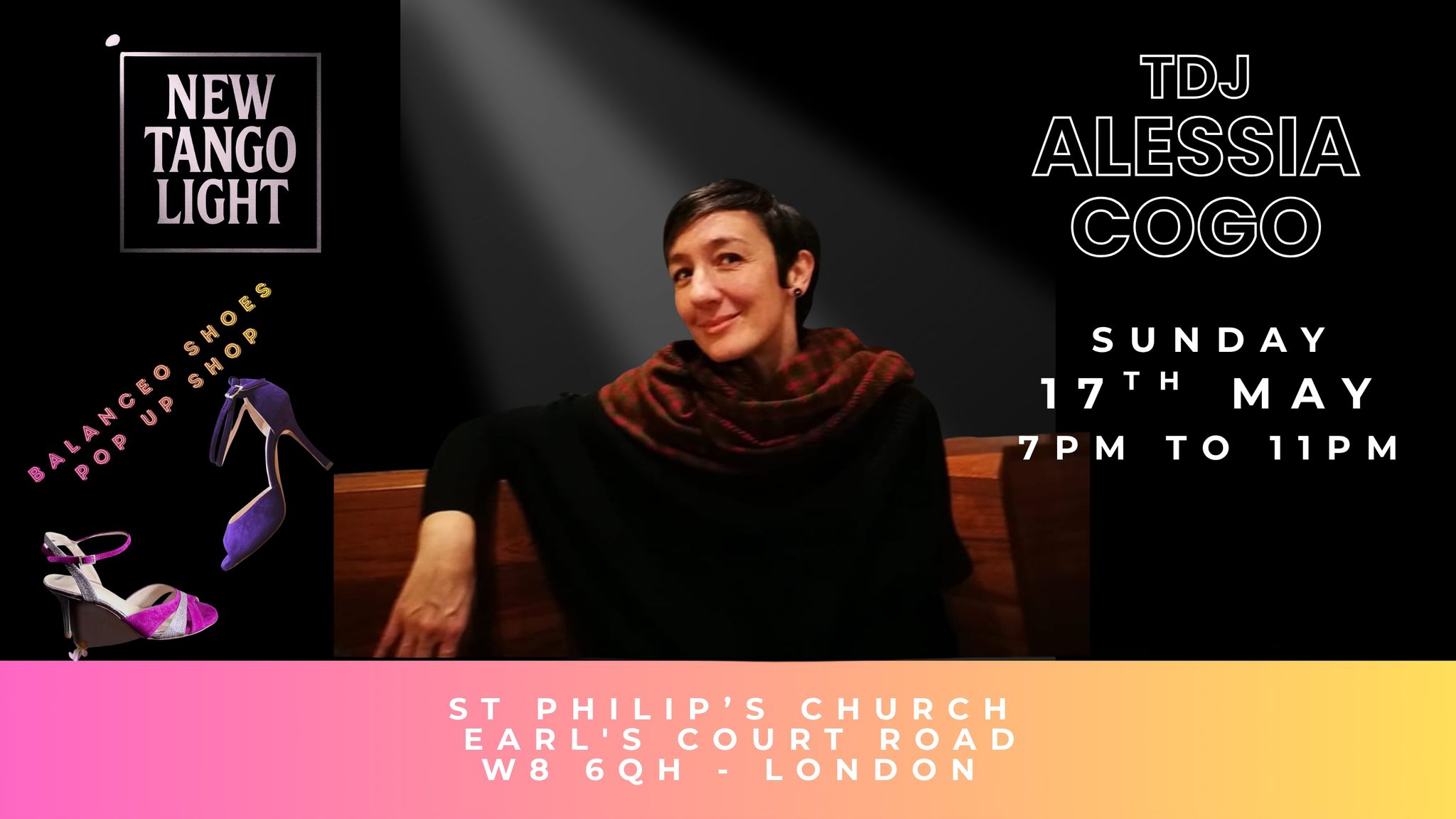 Tango Light this Sunday with Alessia Cogo at the DJ desk!!!