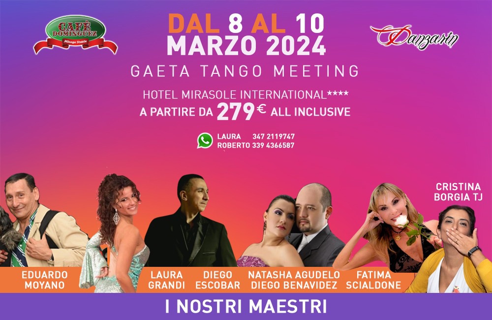Gaeta tango meeting Special edition con grande cast e location sublime ****