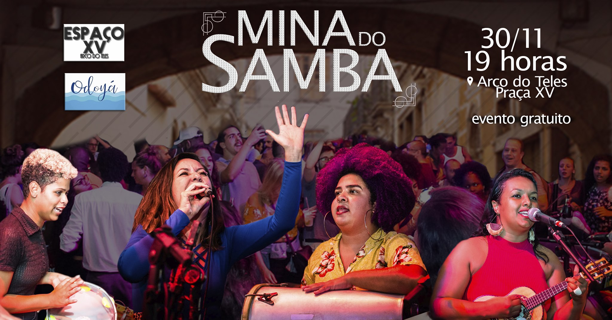 Mina do Samba e Convidadas Arco do Teles