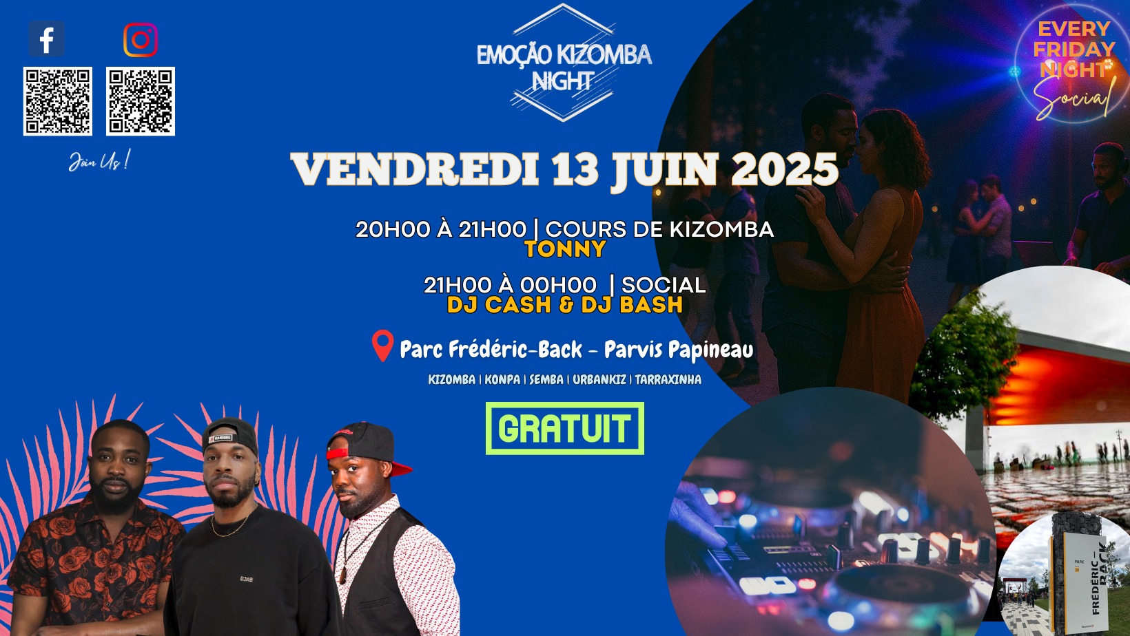 Emoção Kizomba Night, la saida du vendredi
