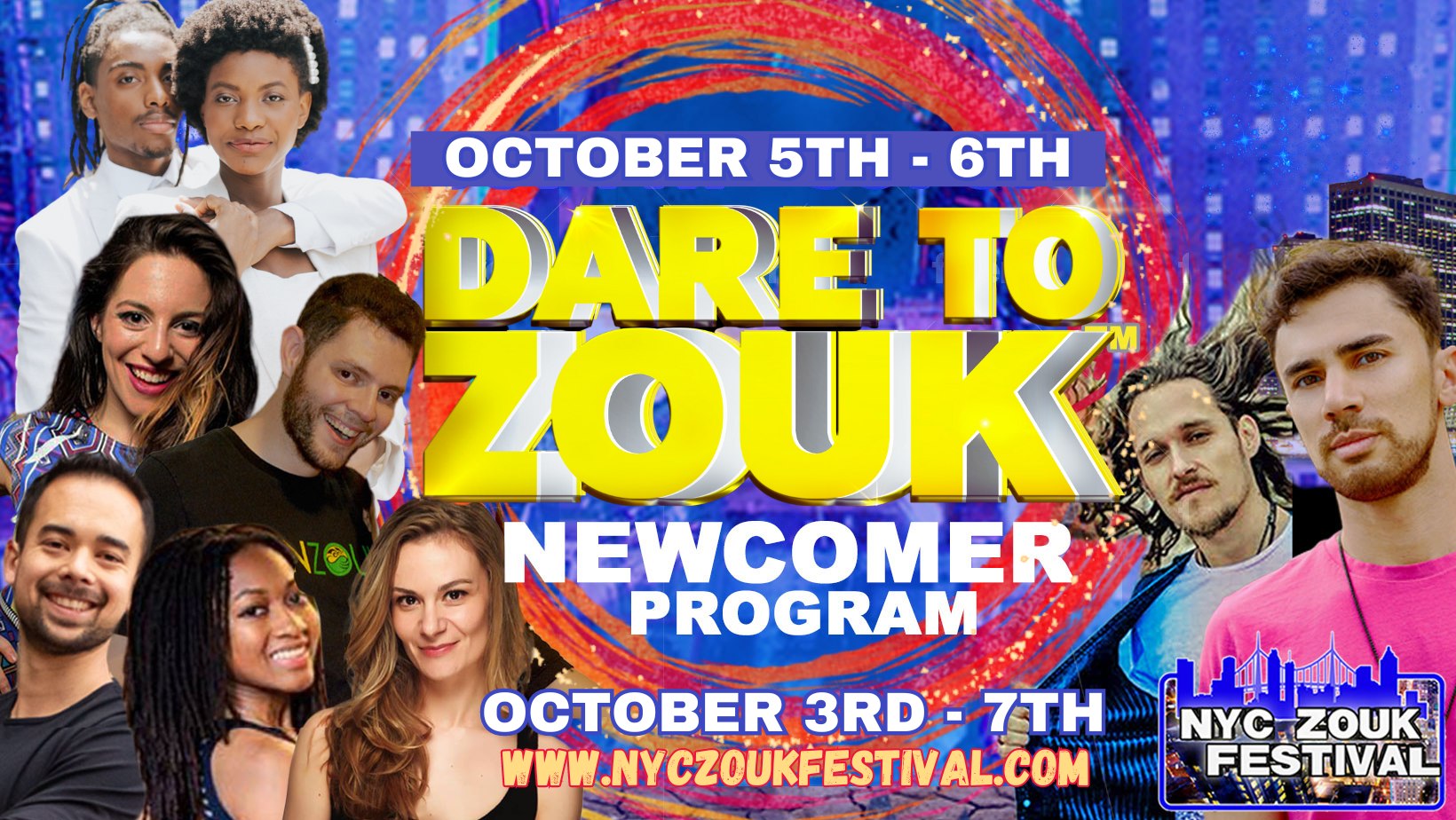 Dare to Zouk - NEWCOMER PROGRAM at NYC ZOUK FESTIVAL 2024 OCT 5th- 6th