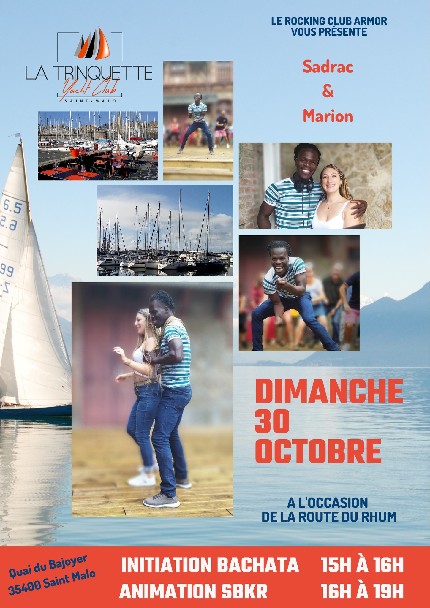 Rocking Club Armor : Initiation Bachata et Pratica SBKR avec Sadrac et Marion