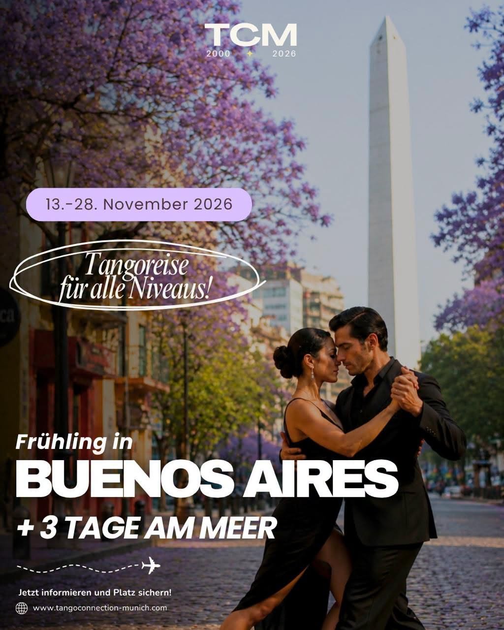 Tango Reise Blue nach Buenos Aires