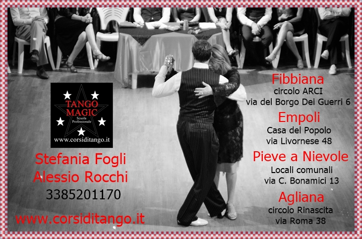 Nuovi Corsi di Tango a Pieve a Nievole.