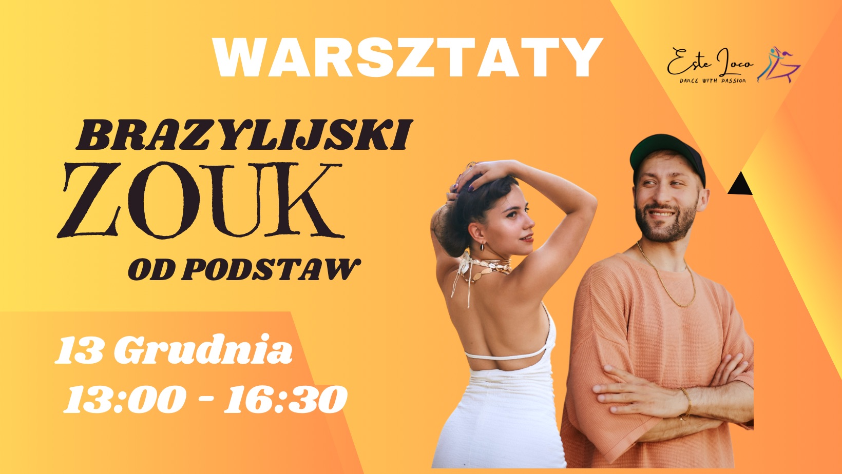 ZOUK Brazylijski Warsztaty z Michałem i Olhą 13.12