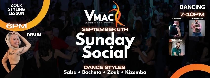 VMAC Sunday Social plus Zouk Styling Lesson