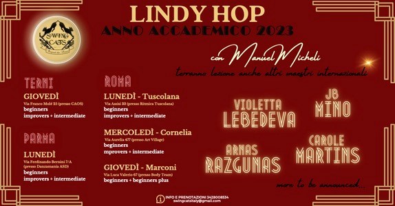 🥳 Swing Cats Italy - Presentazione corsi anno accademico 23-24 🥳