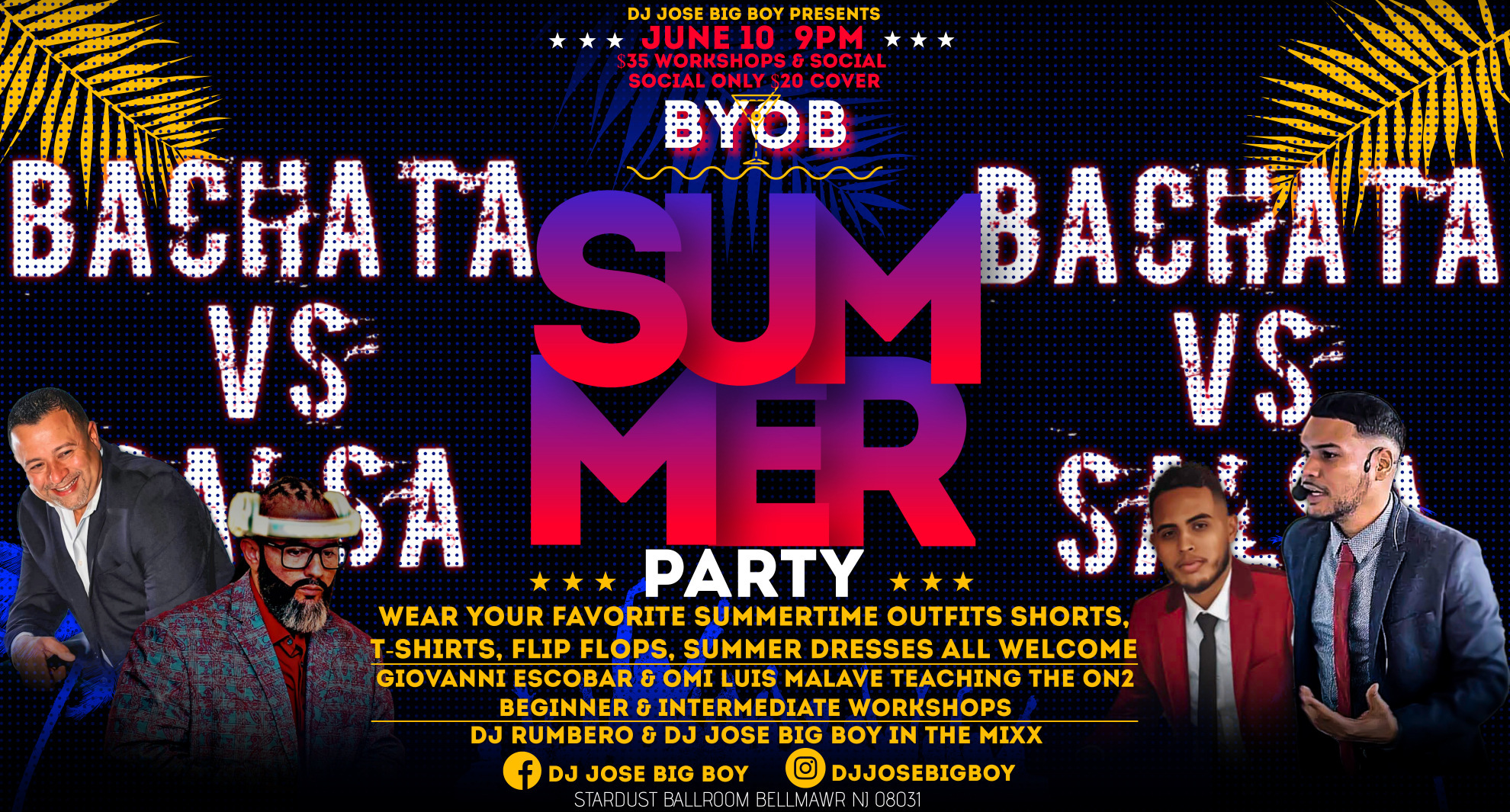 Bachata Vs Salsa Summer Party