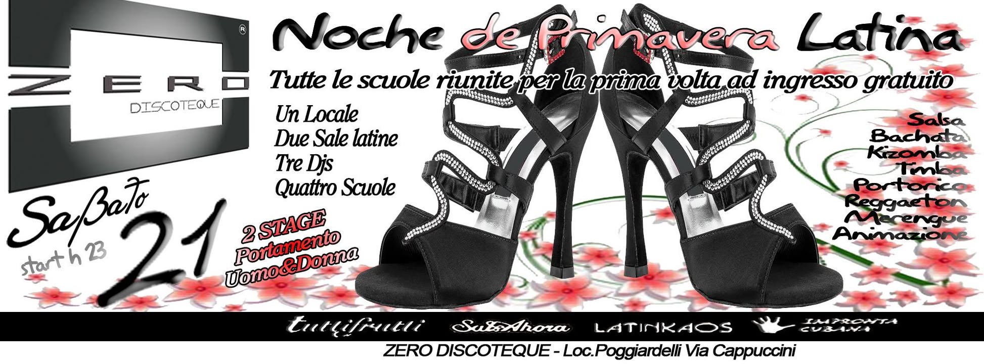 ZERO LATINO - NOCHE de PRIMAVERA LATINA - 21 3 15 - DUE PISTE INGRESSO FREE