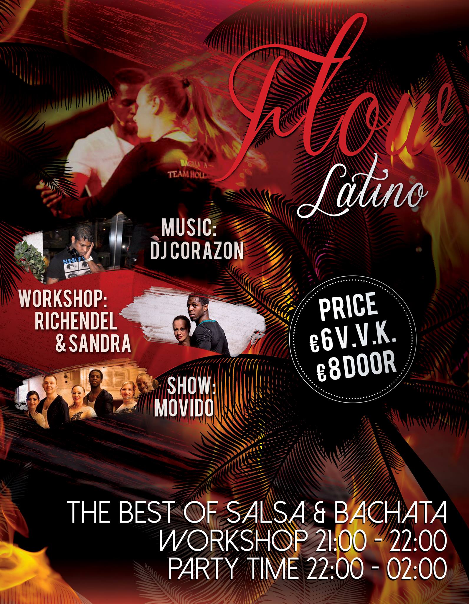 Flow Latino 8 juli - Workshop by Richendel & Sandra