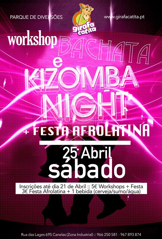 Workshops Kizomba e Bachata Sensual com Noite Afrolatina