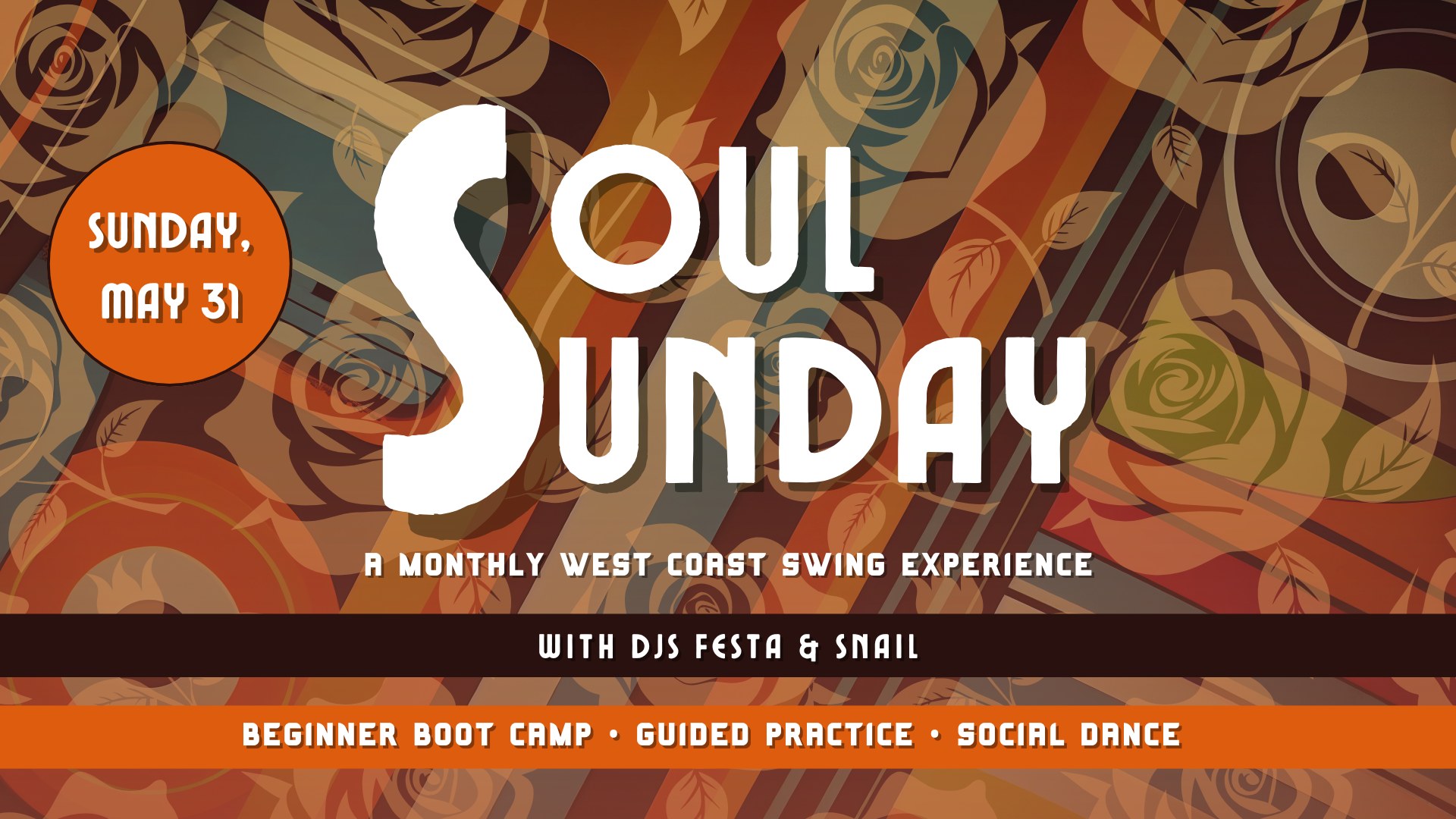 Soul Sunday β’ Monthly WCS experience ft. DJs John Festa & Jes Ann Nail β’ Midtown NYC