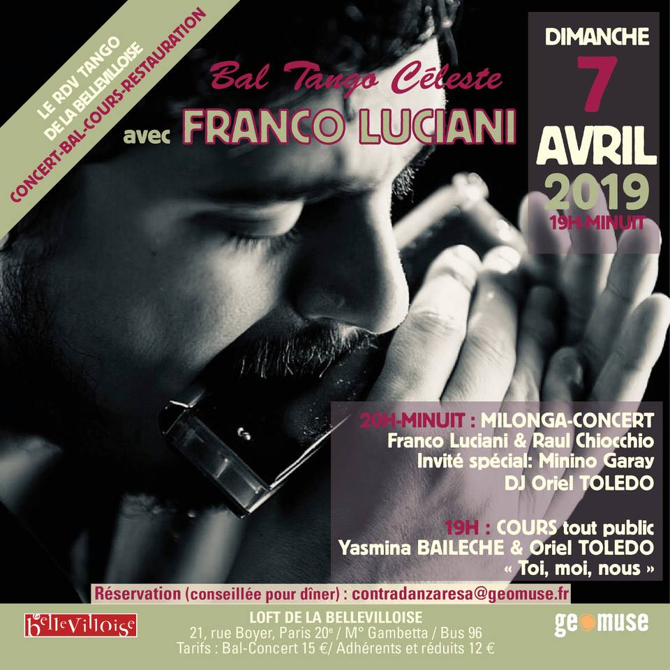 Milonga concert avec Franco Luciani