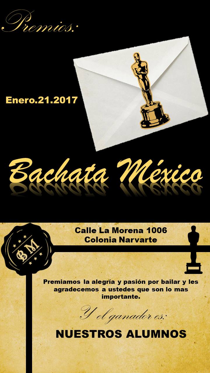 Fiesta Sensual y premios Bachata México