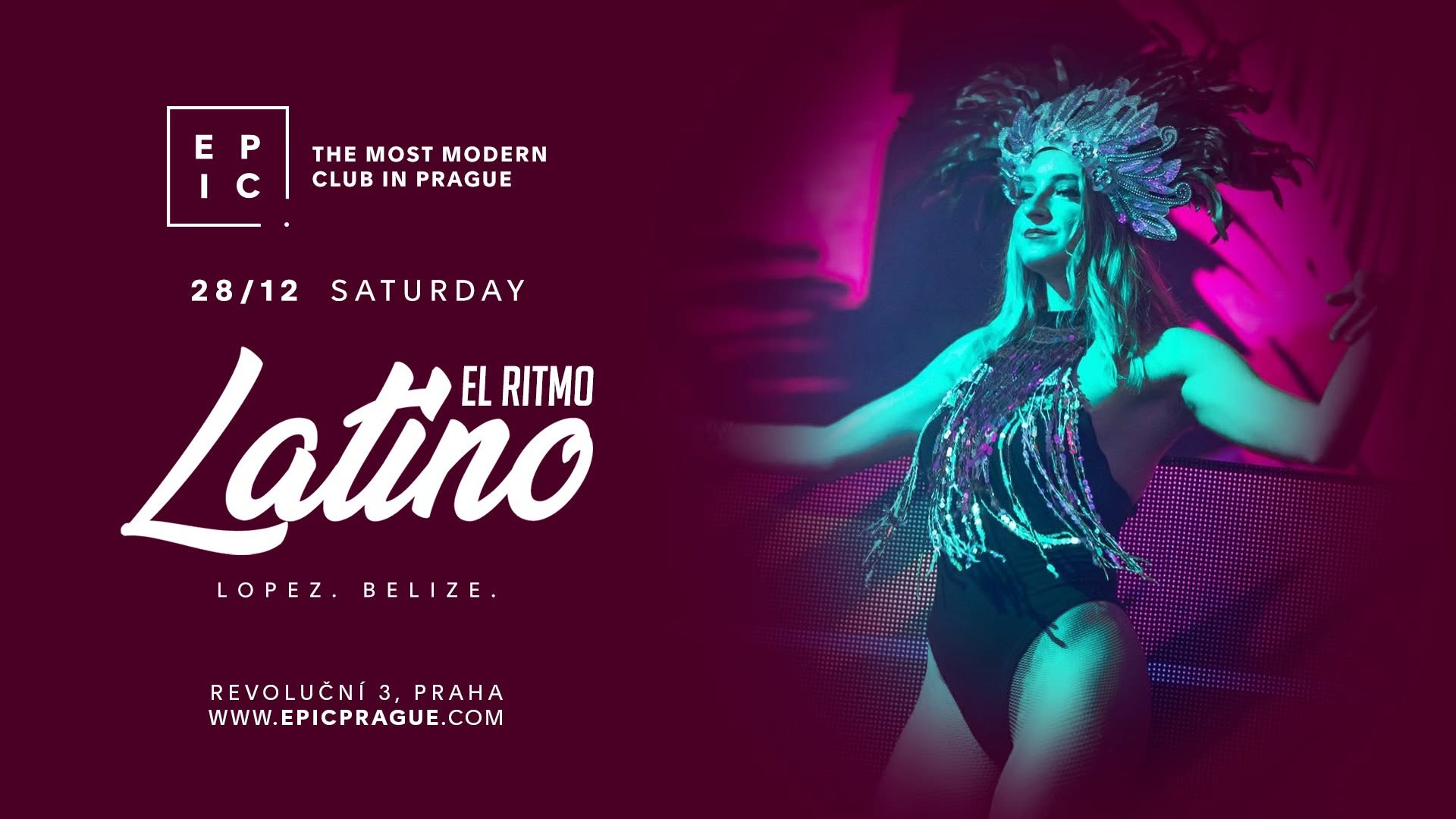 BIGGEST LATINO PARTY IN PRAGUE -> EPIC -> EL RITMO LATINO