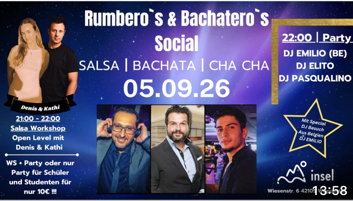 Rumbero's & Bachatero's Social September-edition