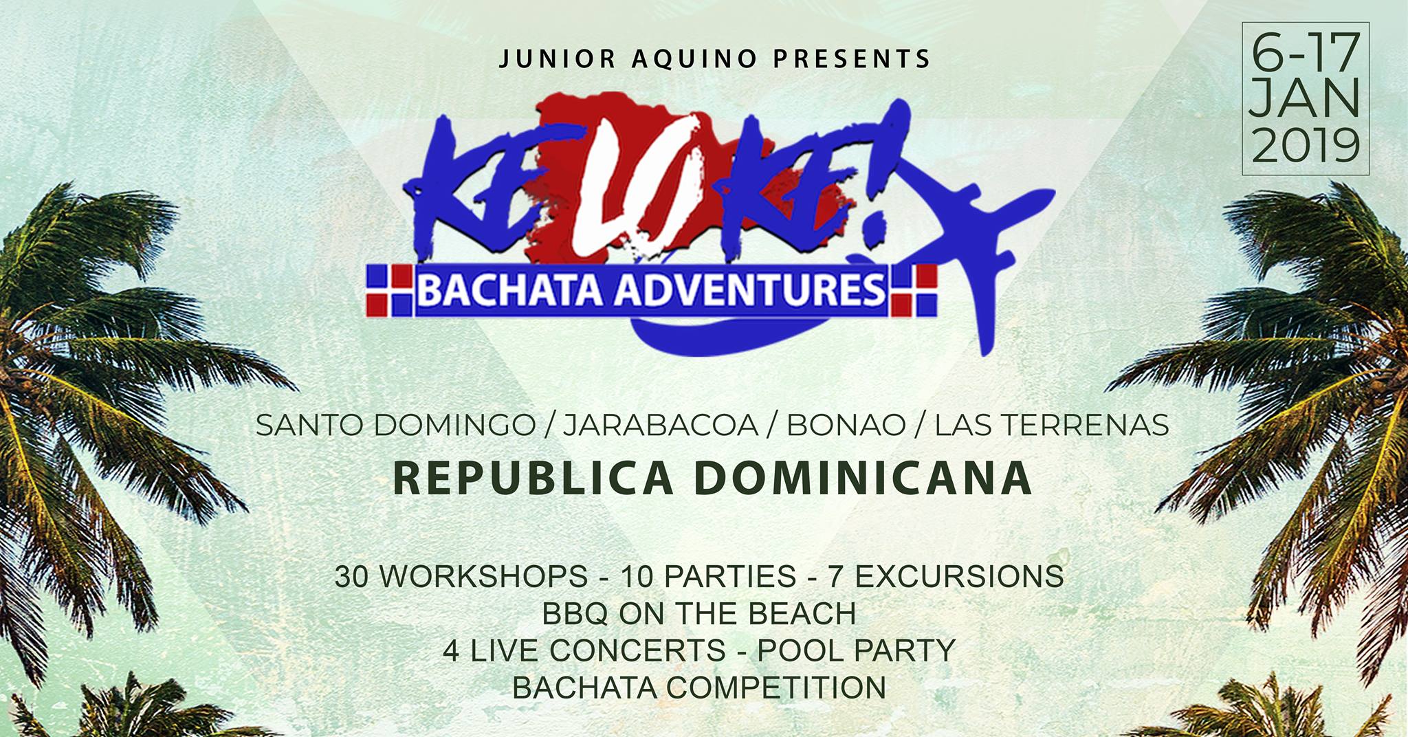 Keloke Bachata Adventures RD 2019