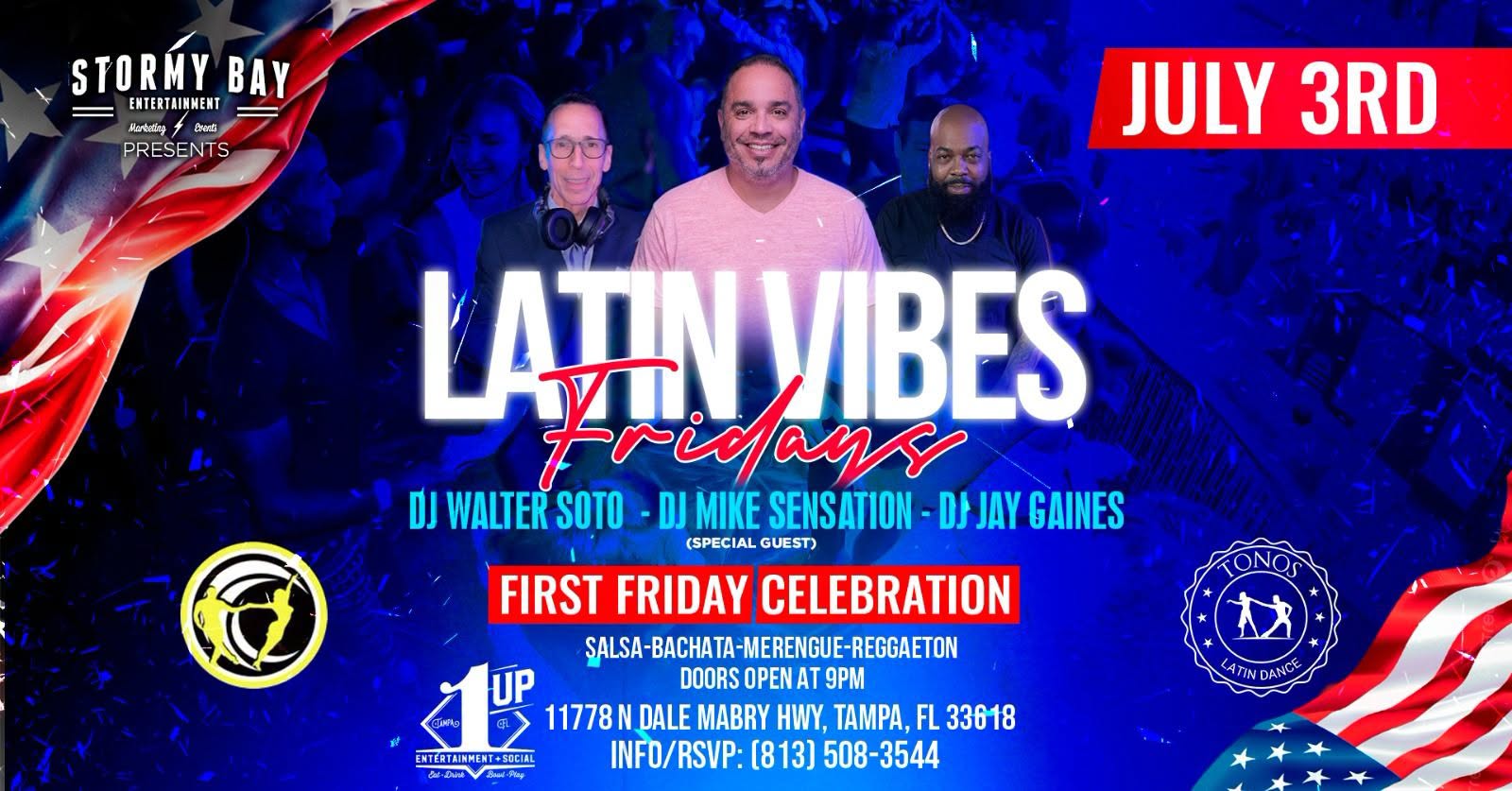 Latin Vibes Fridays "Noche Latina" at 1UP Entertainment & Social