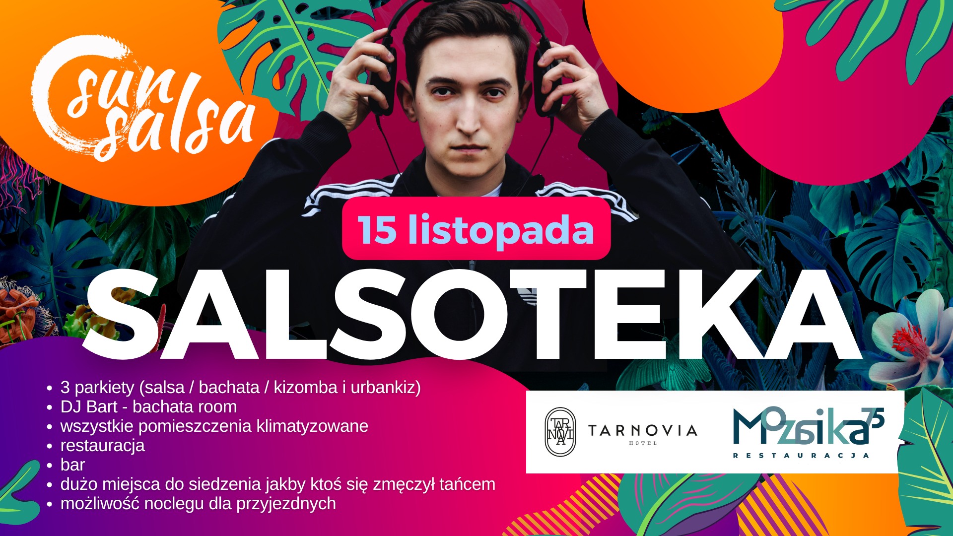 Salsoteka na 3 parkiety w Hotelu Tarnovia