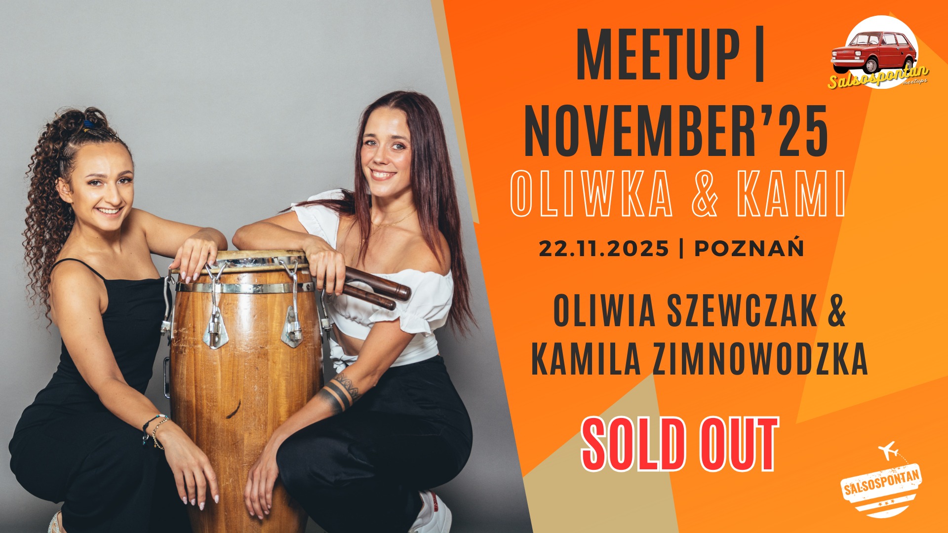 Meetup November'25: Oliwka&Kami - 22.11.2025r. SOLD OUT