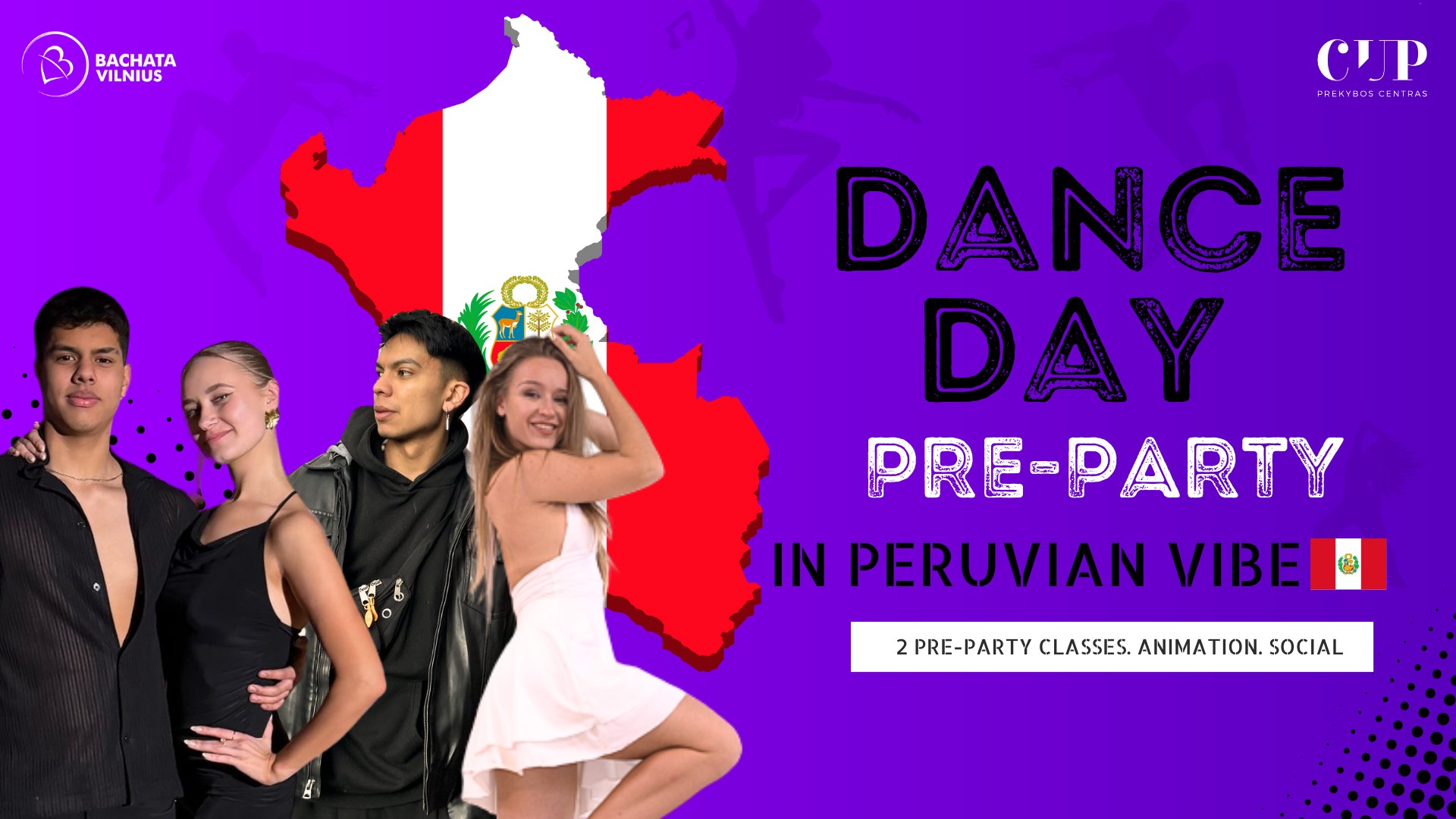 International Dance Day Pre-Party 💜 With Memo & Renato 🇵🇪