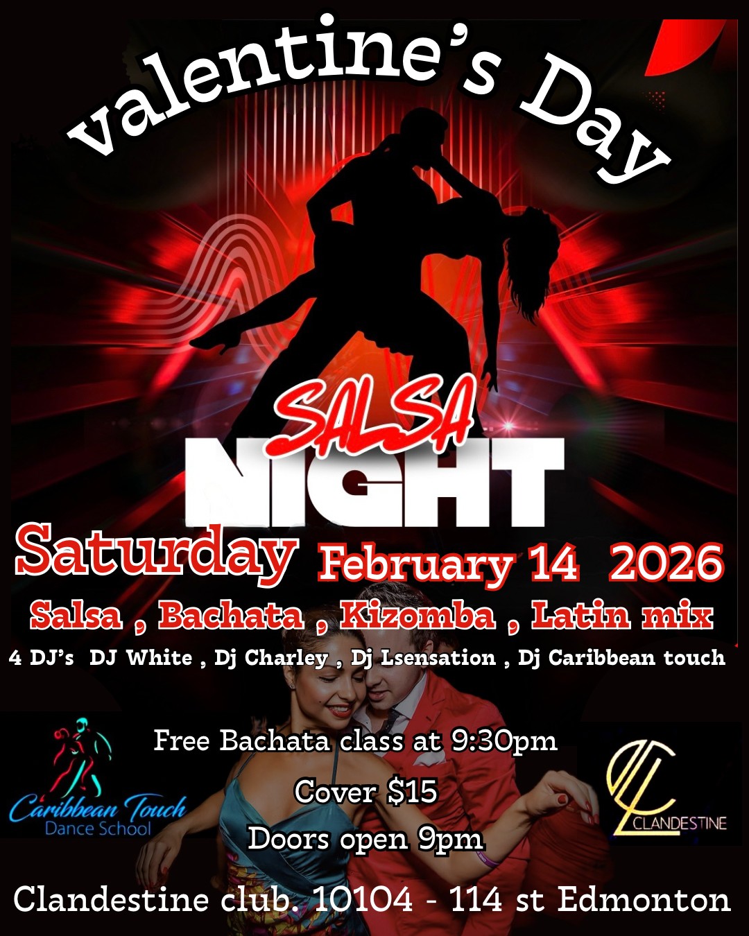 Latin SBK Valentine’s Day party at clandestine club